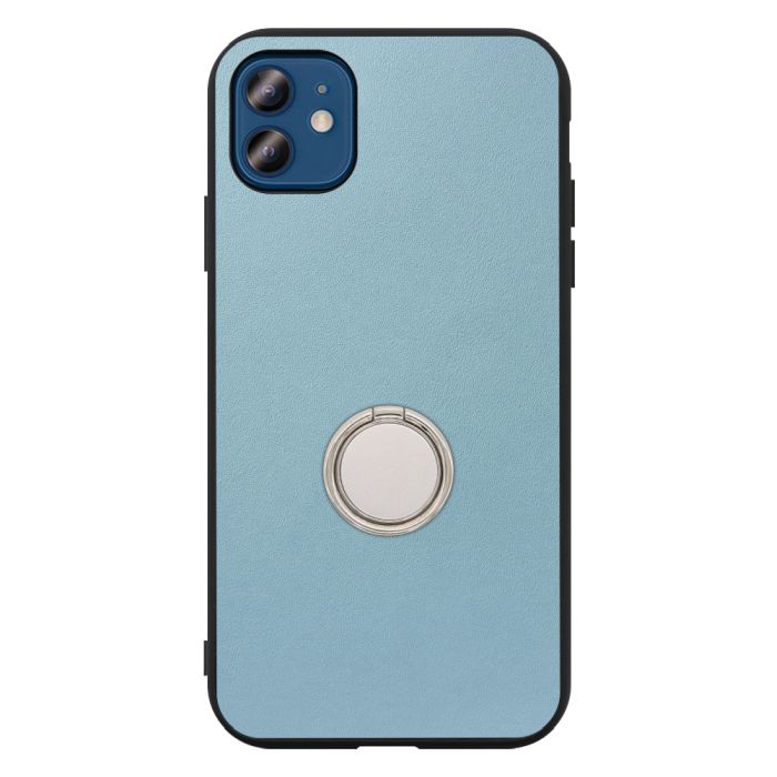 [ LOOF RING-SHELL (シンプル Ver.) ] iPhone 12 / 12 Pro iphone12 iphone12pro 12pro 12プロ スマホケース 背面 ケース カバー ハードケース スマホリング リング付き 本革 ストラップホール [ iPhone 12 / 12 Pro ]