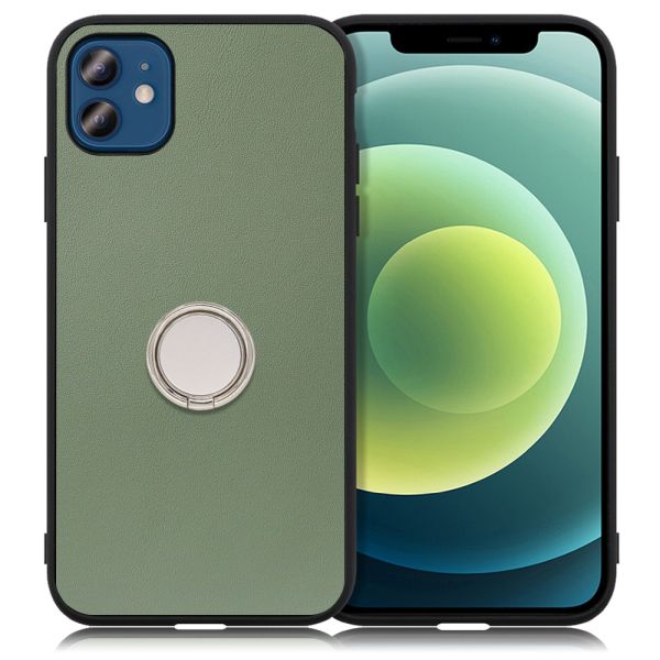 [ LOOF RING-SHELL ] iPhone 12 / 12 Pro iphone12 iphone12pro 12pro 12プロ スマホケース 背面 ケース カバー ハードケース スマホリング リング付き 本革 ストラップホール [ iPhone 12 / 12 Pro ]