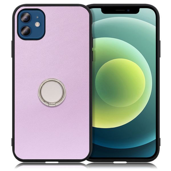 [ LOOF RING-SHELL ] iPhone 12 / 12 Pro iphone12 iphone12pro 12pro 12プロ スマホケース 背面 ケース カバー ハードケース スマホリング リング付き 本革 ストラップホール [ iPhone 12 / 12 Pro ]