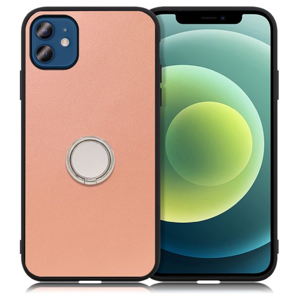 [ LOOF RING-SHELL ] iPhone 12 / 12 Pro iphone12 iphone12pro 12pro 12プロ スマホケース 背面 ケース カバー ハードケース スマホリング リング付き 本革 ストラップホール [ iPhone 12 / 12 Pro ]