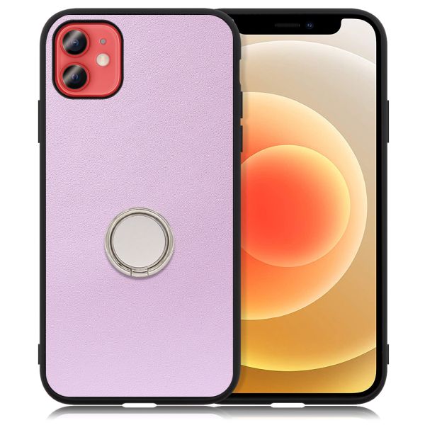 [ LOOF RING-SHELL ] iPhone 12 mini iphone12mini 12mini 12ミニ スマホケース 背面 ケース カバー ハードケース スマホリング リング付き 本革 ストラップホール [ iPhone 12 mini ]