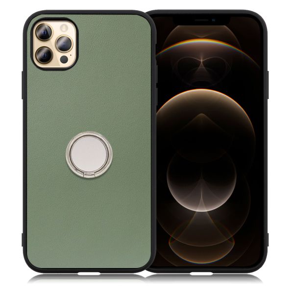 [ LOOF RING-SHELL ] iPhone 12 Pro Max iphone12promax 12promax 12プロマックス スマホケース 背面 ケース カバー ハードケース スマホリング リング付き 本革 ストラップホール [ iPhone 12 Pro Max ]