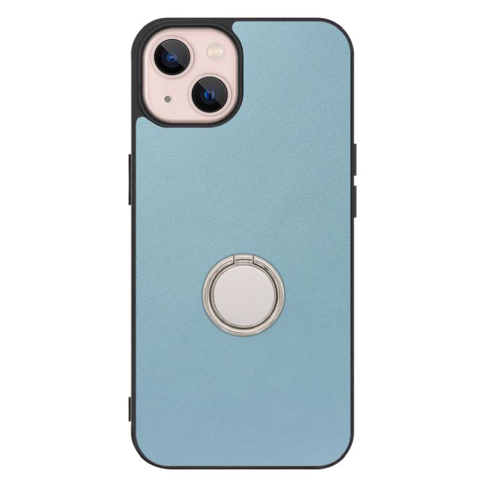 [ LOOF RING-SHELL (シンプル Ver.) ] iPhone 13 iphone13 スマホケース 背面 ケース カバー ハードケース スマホリング リング付き 本革 ストラップホール [ iPhone 13 ]