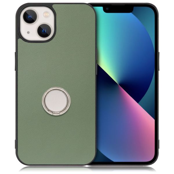 [ LOOF RING-SHELL ] iPhone 13 mini iphone13mini 13mini ミニ スマホケース 背面 ケース カバー ハードケース スマホリング リング付き 本革 ストラップホール [ iPhone 13 mini ]
