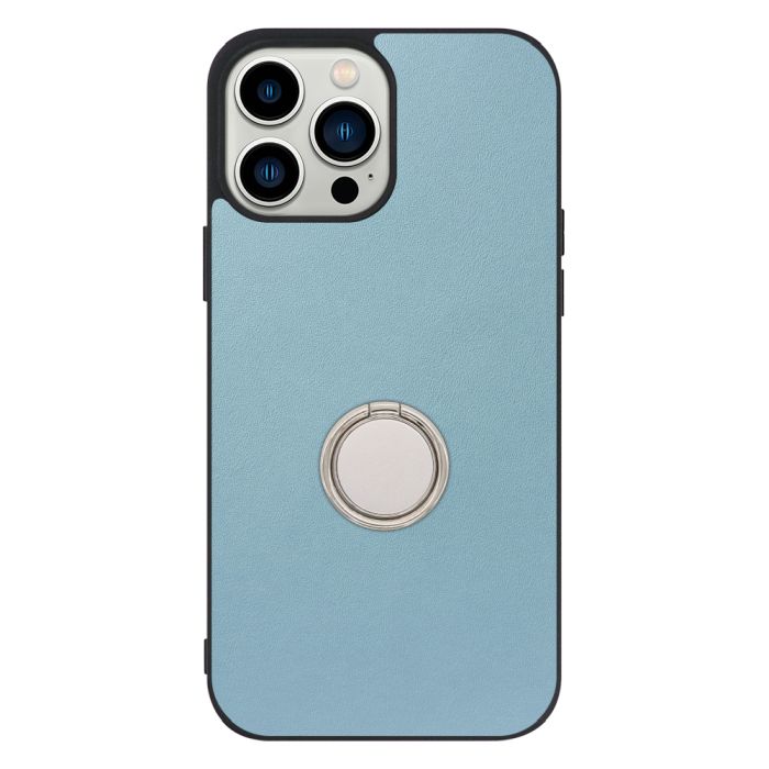 [ LOOF RING-SHELL (シンプル Ver.) ] iPhone 13 Pro Max iphone13promax 13promax promax プロマックス スマホケース 背面 ケース カバー ハードケース スマホリング リング付き 本革 ストラップホール [ iPhone 13 Pro Max ]
