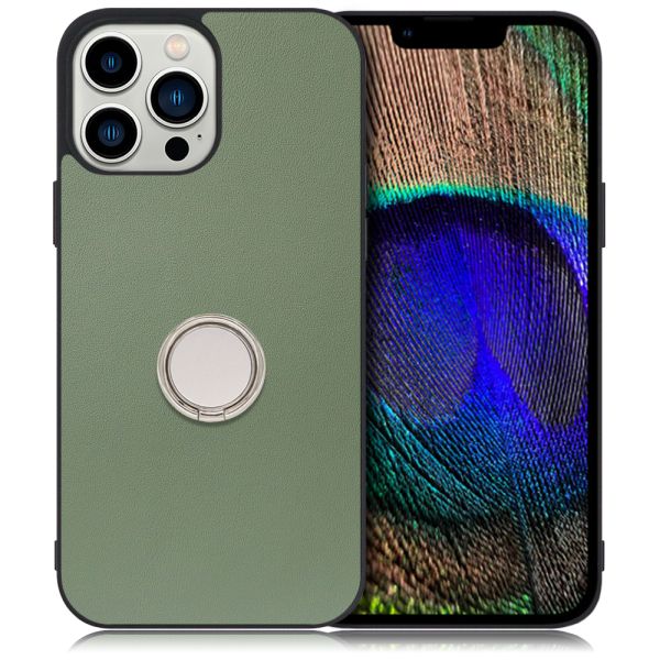 [ LOOF RING-SHELL ] iPhone 13 Pro Max iphone13promax 13promax promax プロマックス スマホケース 背面 ケース カバー ハードケース スマホリング リング付き 本革 ストラップホール [ iPhone 13 Pro Max ]
