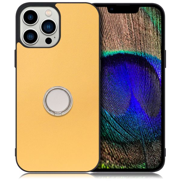 [ LOOF RING-SHELL ] iPhone 13 Pro Max iphone13promax 13promax promax プロマックス スマホケース 背面 ケース カバー ハードケース スマホリング リング付き 本革 ストラップホール [ iPhone 13 Pro Max ]