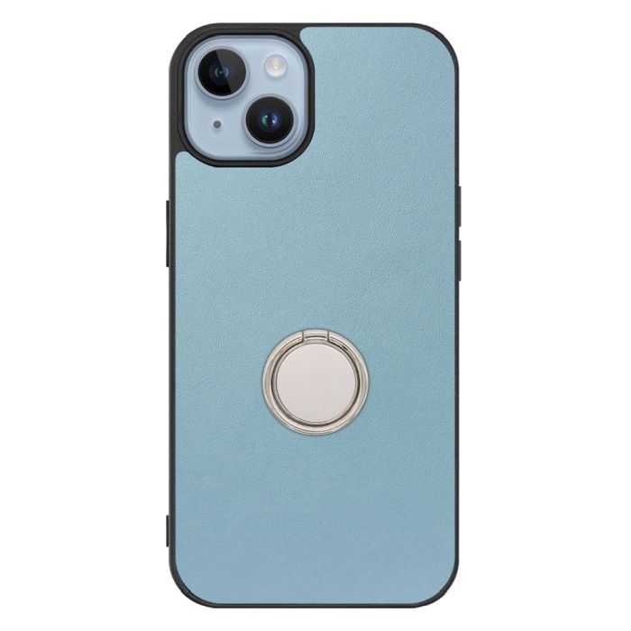 [ LOOF RING-SHELL (シンプル Ver.) ] iPhone 14 iphone14 スマホケース 背面 ケース カバー ハードケース スマホリング リング付き 本革 ストラップホール [ iPhone 14 ]