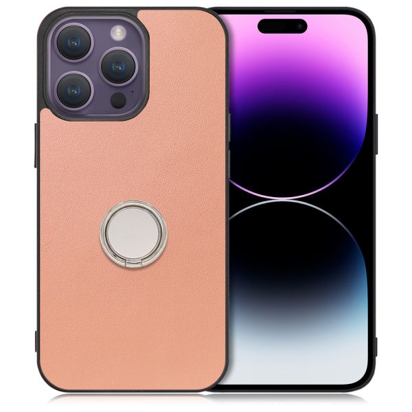 [ LOOF RING-SHELL ] iPhone 14 Pro Max iphone14promax 14promax プロマックス スマホケース 背面 ケース カバー ハードケース スマホリング リング付き 本革 ストラップホール [ iPhone 14 Pro Max ]