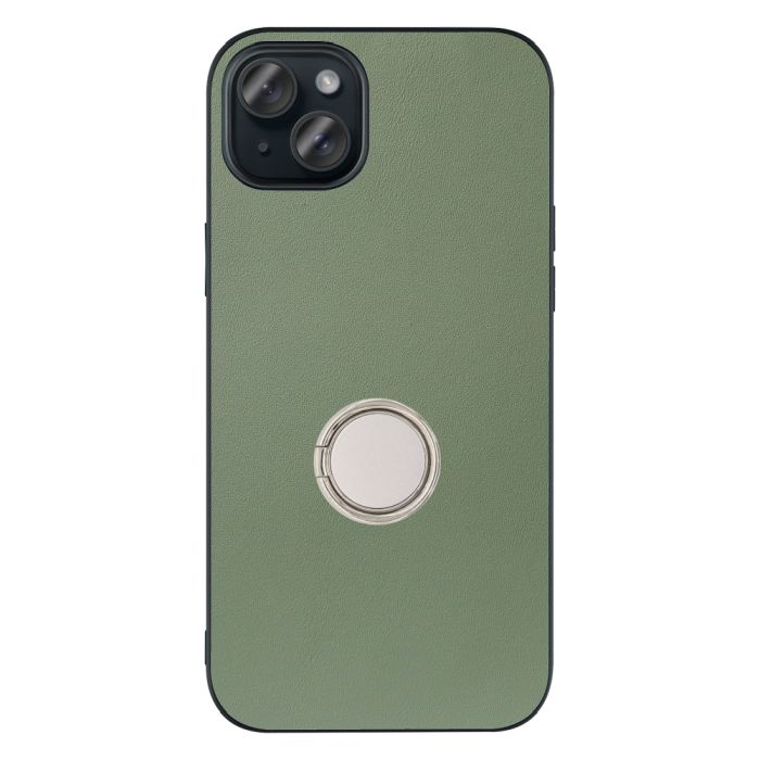 [ LOOF RING-SHELL ] iPhone 15 Plus iPhone15 Plus アイフォン15 プラス iPhone 15 Plus 15Plus アイフォン 15 スマホケース 背面 ケース カバー ハードケース スマホリング リング付き 本革 ストラップホール [ iPhone 15 Plus ]