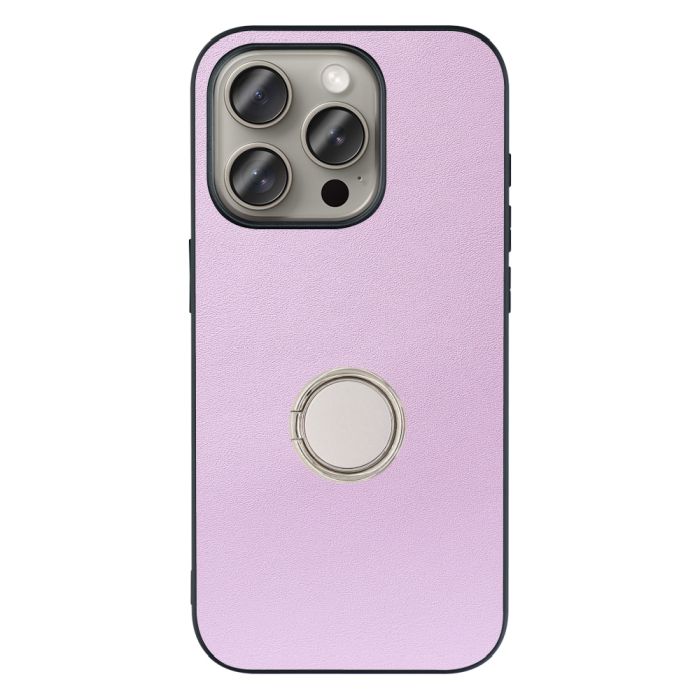 [ LOOF RING-SHELL ] iPhone 15 Pro iPhone15 Pro アイフォン15 プロ iPhone 15 Pro 15Pro アイフォン 15 スマホケース 背面 ケース カバー ハードケース スマホリング リング付き 本革 ストラップホール [ iPhone 15 Pro ]