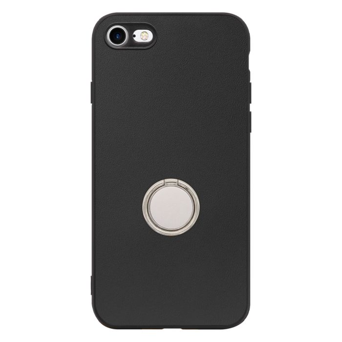 [ LOOF RING-SHELL (シンプル Ver.) ] iPhone 7 / 8 / SE (第2/3世代) iphone7 iphone8 iphonese se2 se3 スマホケース 背面 ケース カバー ハードケース スマホリング リング付き 本革 ストラップホール [ iPhone 7 / 8 / SE (第2/3世代) ]