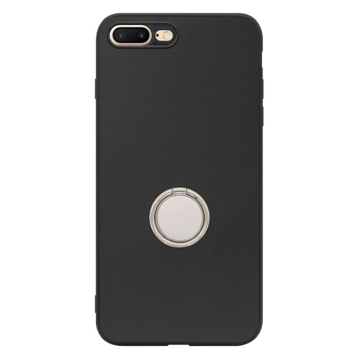 [ LOOF RING-SHELL (シンプル Ver.) ] iPhone 7 Plus / 8 Plus iphone7plus iphone8plus 7plus 8plus スマホケース 背面 ケース カバー ハードケース スマホリング リング付き 本革 ストラップホール [ iPhone 7 Plus / 8 Plus ]
