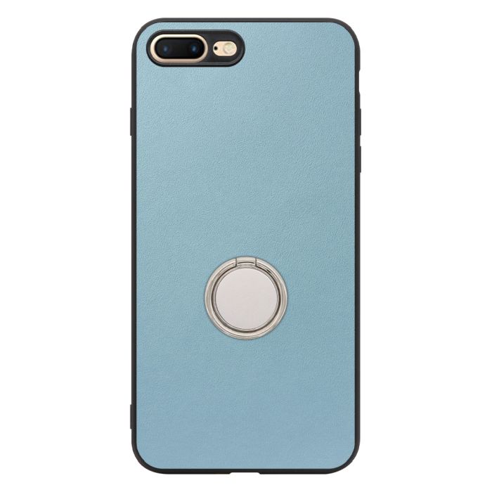 [ LOOF RING-SHELL (シンプル Ver.) ] iPhone 7 Plus / 8 Plus iphone7plus iphone8plus 7plus 8plus スマホケース 背面 ケース カバー ハードケース スマホリング リング付き 本革 ストラップホール [ iPhone 7 Plus / 8 Plus ]