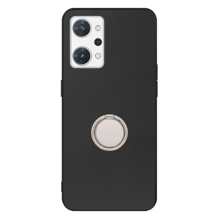 [ LOOF RING-SHELL ] OPPO Reno7 A / Reno9 A OPG04 / CPH2523 reno7a reno 7a reno9a reno 9a スマホケース 背面 ケース カバー ハードケース スマホリング リング付き 本革 ストラップホール [ OPPO Reno7 A / Reno9 A ]