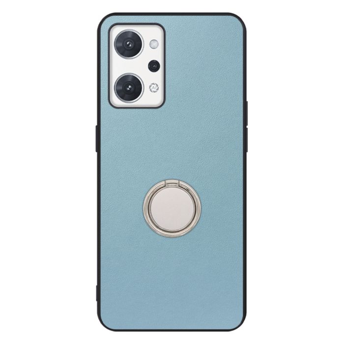 [ LOOF RING-SHELL ] OPPO Reno7 A / Reno9 A OPG04 / CPH2523 reno7a reno 7a reno9a reno 9a スマホケース 背面 ケース カバー ハードケース スマホリング リング付き 本革 ストラップホール [ OPPO Reno7 A / Reno9 A ]