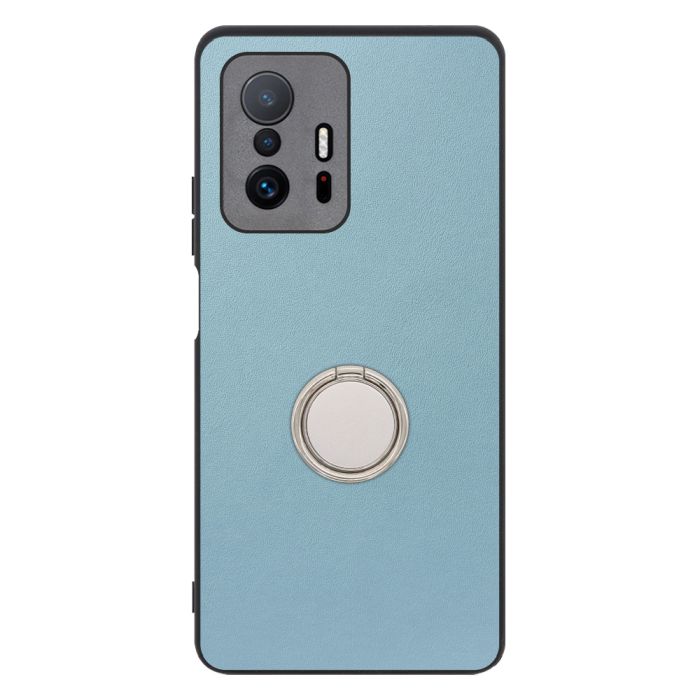 [ LOOF RING-SHELL (シンプル Ver.) ] Xiaomi 11T / 11T Pro xiaomi11t xiaomi11tpro 11tpro スマホケース 背面 ケース カバー ハードケース スマホリング リング付き 本革 ストラップホール [ Xiaomi 11T / 11T Pro ]