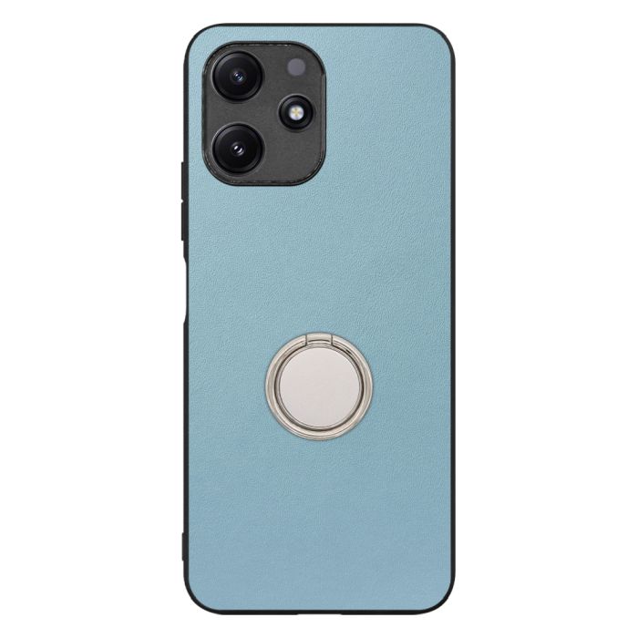 [ LOOF RING-SHELL (シンプル Ver.) ] Xiaomi Redmi 12 5G XIG03 Redmi12 5G スマホケース 背面 ケース カバー ハードケース スマホリング リング付き 本革 ストラップホール [ Xiaomi Redmi 12 5G ]