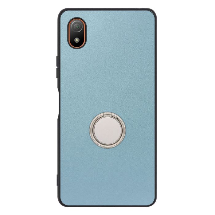 [ LOOF RING-SHELL (シンプル Ver.) ] Xperia Ace III SO-53C / SOG08 aceⅢ ace3 スマホケース 背面 ケース カバー ハードケース スマホリング リング付き 本革 ストラップホール [ Xperia Ace III ]