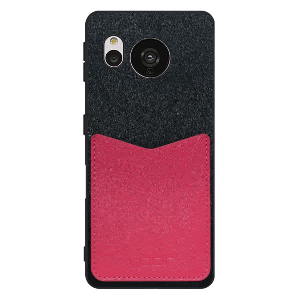 [ LOOF PASS-SHELL ] AQUOS sense7 sense 7 スマホケース 背面 ケース カバー ハードケース カード収納 カードホルダー ストラップホール [ AQUOS sense7 ]