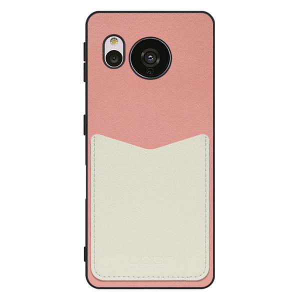[ LOOF PASS-SHELL ] AQUOS sense7 sense 7 スマホケース 背面 ケース カバー ハードケース カード収納 カードホルダー ストラップホール [ AQUOS sense7 ]