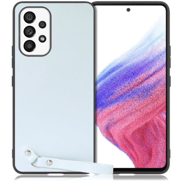 [ LOOF MACARON-SHELL ] Galaxy A53 5G SC-53C / SCG15 a535g スマホケース 背面 ケース カバー ハードケース ストラップ付き 本革 ストラップホール [ Galaxy A53 5G ]