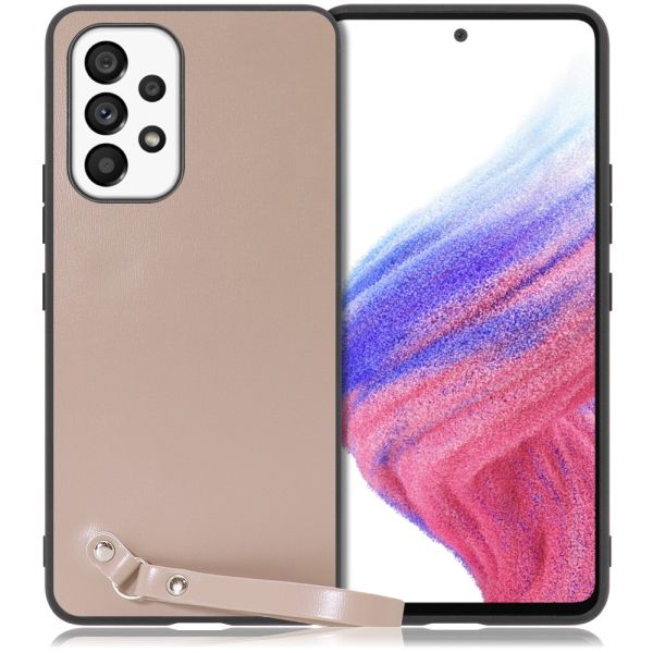 [ LOOF MACARON-SHELL ] Galaxy A53 5G SC-53C / SCG15 a535g スマホケース 背面 ケース カバー ハードケース ストラップ付き 本革 ストラップホール [ Galaxy A53 5G ]
