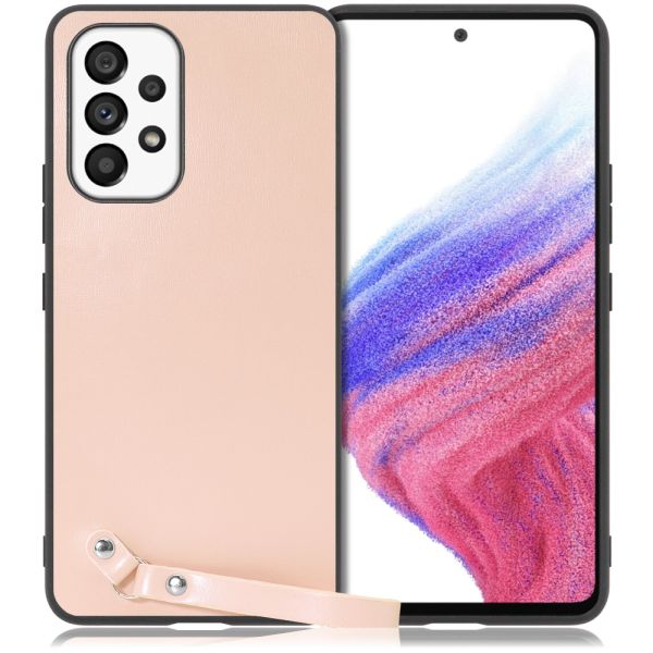 [ LOOF MACARON-SHELL ] Galaxy A53 5G SC-53C / SCG15 a535g スマホケース 背面 ケース カバー ハードケース ストラップ付き 本革 ストラップホール [ Galaxy A53 5G ]