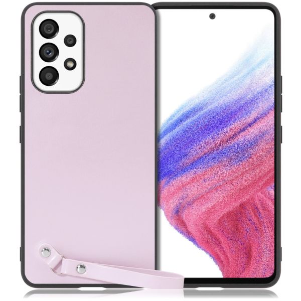 [ LOOF MACARON-SHELL ] Galaxy A53 5G SC-53C / SCG15 a535g スマホケース 背面 ケース カバー ハードケース ストラップ付き 本革 ストラップホール [ Galaxy A53 5G ]