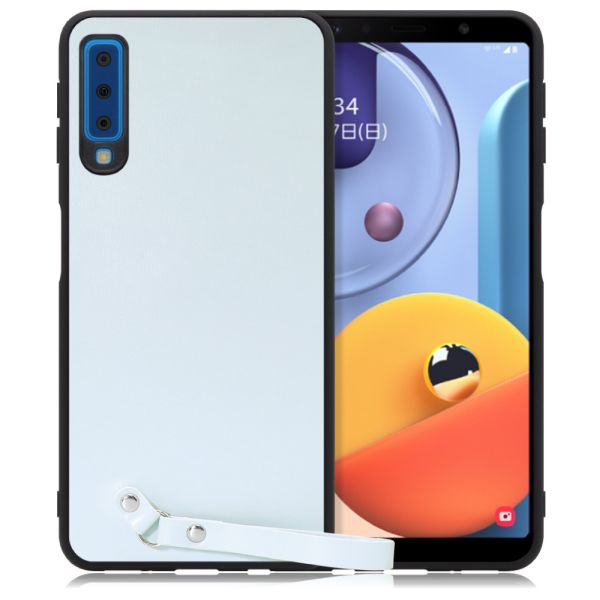[ LOOF MACARON-SHELL ] Galaxy A7 SM-A750C galaxya7 スマホケース 背面 ケース カバー ハードケース ストラップ付き 本革 ストラップホール [ Galaxy A7 ]