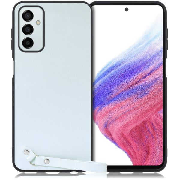 [ LOOF MACARON-SHELL ] Galaxy M23 5G m235g スマホケース 背面 ケース カバー ハードケース ストラップ付き 本革 ストラップホール [ Galaxy M23 5G ]