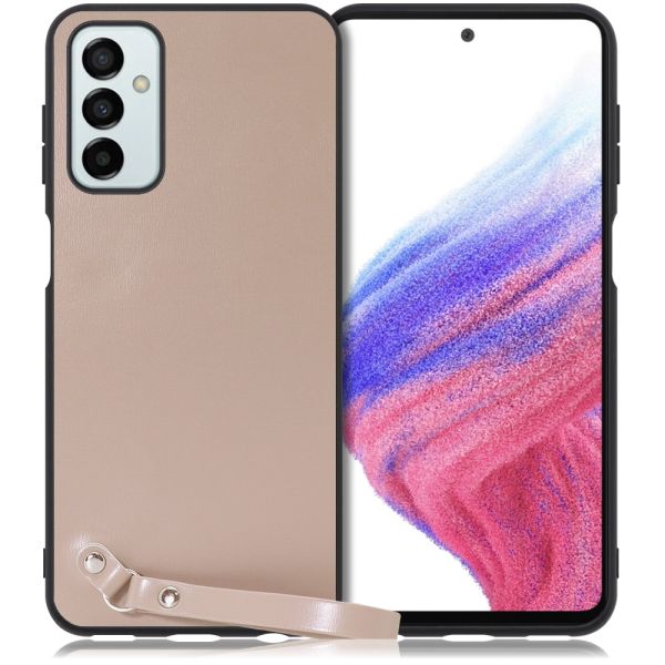 [ LOOF MACARON-SHELL ] Galaxy M23 5G m235g スマホケース 背面 ケース カバー ハードケース ストラップ付き 本革 ストラップホール [ Galaxy M23 5G ]