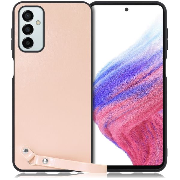 [ LOOF MACARON-SHELL ] Galaxy M23 5G m235g スマホケース 背面 ケース カバー ハードケース ストラップ付き 本革 ストラップホール [ Galaxy M23 5G ]