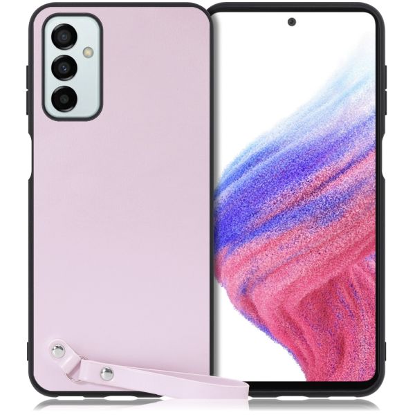 [ LOOF MACARON-SHELL ] Galaxy M23 5G m235g スマホケース 背面 ケース カバー ハードケース ストラップ付き 本革 ストラップホール [ Galaxy M23 5G ]