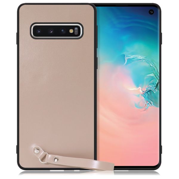 [ LOOF MACARON-SHELL ] Galaxy S10 SC-03L / SCV41 galaxys10 スマホケース 背面 ケース カバー ハードケース ストラップ付き 本革 ストラップホール [ Galaxy S10 ]