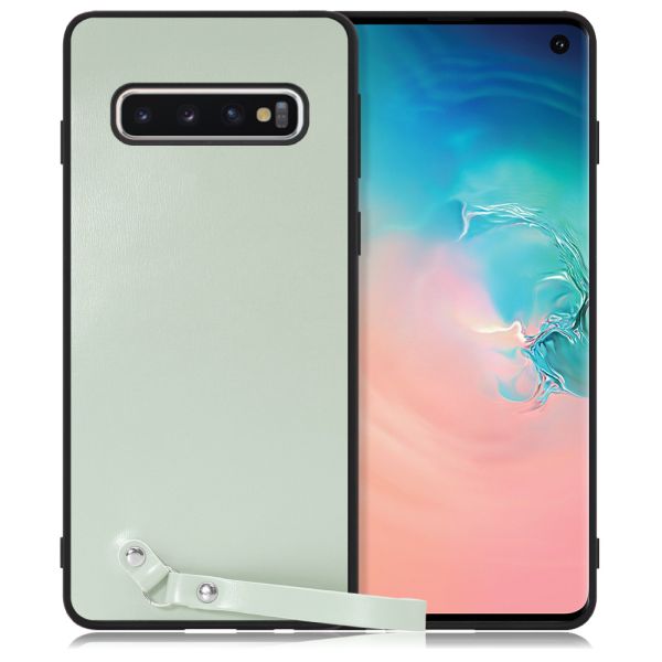 [ LOOF MACARON-SHELL ] Galaxy S10 SC-03L / SCV41 galaxys10 スマホケース 背面 ケース カバー ハードケース ストラップ付き 本革 ストラップホール [ Galaxy S10 ]