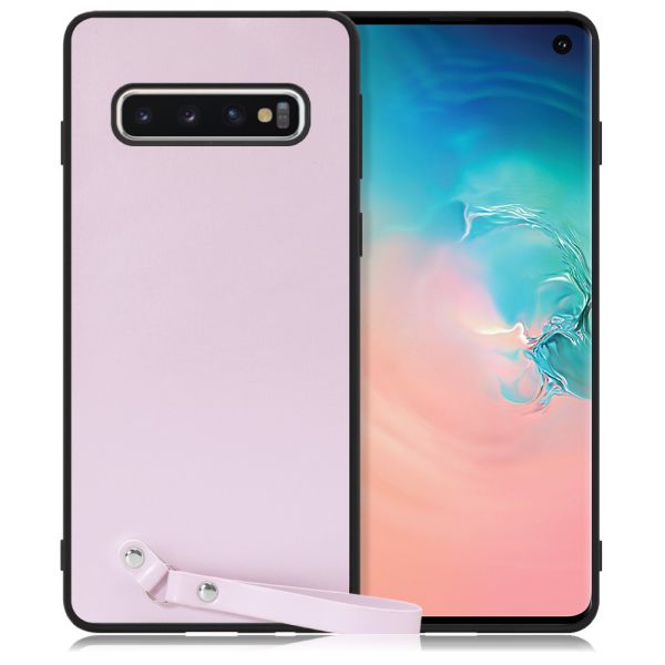 [ LOOF MACARON-SHELL ] Galaxy S10 SC-03L / SCV41 galaxys10 スマホケース 背面 ケース カバー ハードケース ストラップ付き 本革 ストラップホール [ Galaxy S10 ]