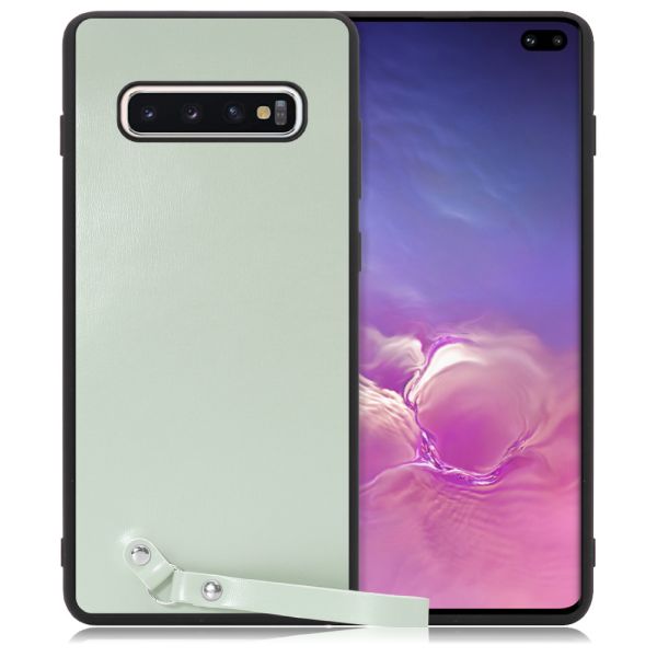 [ LOOF MACARON-SHELL ] Galaxy S10+ SC-04L / SCV42 s10plus s10 plus スマホケース 背面 ケース カバー ハードケース ストラップ付き 本革 ストラップホール [ Galaxy S10+ ]