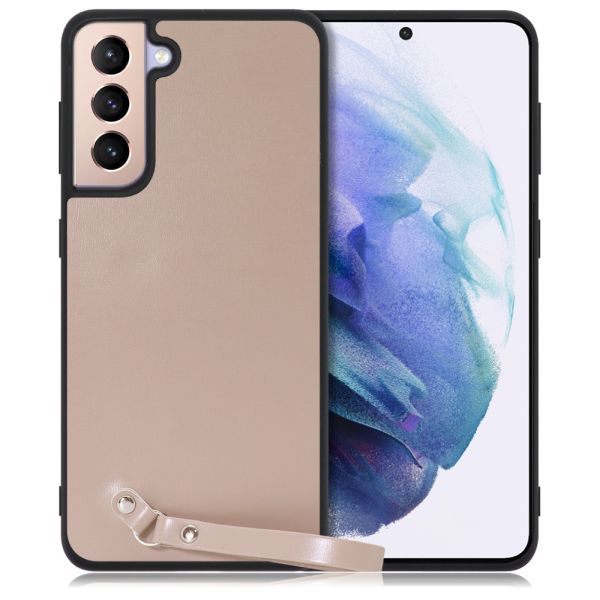 [ LOOF MACARON-SHELL ] Galaxy S21 5G SC-51B / SCG09 s215g スマホケース 背面 ケース カバー ハードケース ストラップ付き 本革 ストラップホール [ Galaxy S21 5G ]