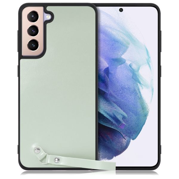 [ LOOF MACARON-SHELL ] Galaxy S21 5G SC-51B / SCG09 s215g スマホケース 背面 ケース カバー ハードケース ストラップ付き 本革 ストラップホール [ Galaxy S21 5G ]