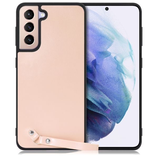 [ LOOF MACARON-SHELL ] Galaxy S21 5G SC-51B / SCG09 s215g スマホケース 背面 ケース カバー ハードケース ストラップ付き 本革 ストラップホール [ Galaxy S21 5G ]