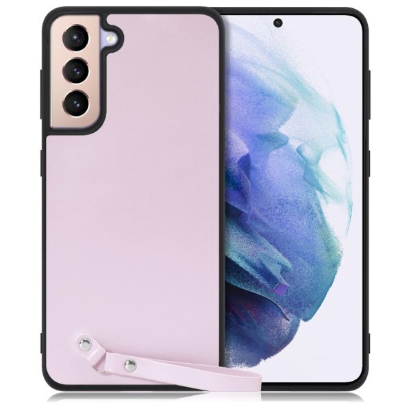 [ LOOF MACARON-SHELL ] Galaxy S21 5G SC-51B / SCG09 s215g スマホケース 背面 ケース カバー ハードケース ストラップ付き 本革 ストラップホール [ Galaxy S21 5G ]