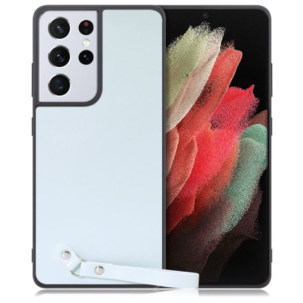 [ LOOF MACARON-SHELL ] Galaxy S21 Ultra 5G SC-52B s21ultra5g s21ultra スマホケース 背面 ケース カバー ハードケース ストラップ付き 本革 ストラップホール [ Galaxy S21 Ultra 5G ]