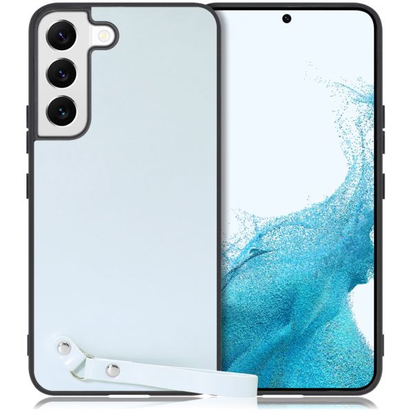 [ LOOF MACARON-SHELL ] Galaxy S22 SC-51C / SCG13  スマホケース 背面 ケース カバー ハードケース ストラップ付き 本革 ストラップホール [ Galaxy S22 ]