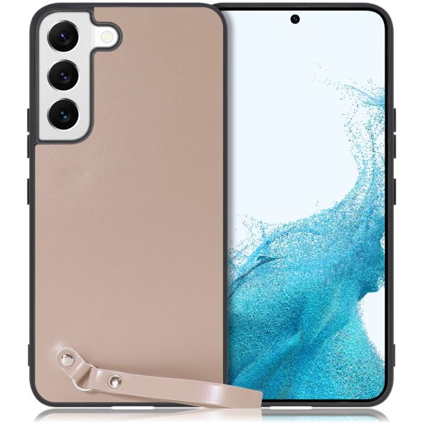 [ LOOF MACARON-SHELL ] Galaxy S22 SC-51C / SCG13  スマホケース 背面 ケース カバー ハードケース ストラップ付き 本革 ストラップホール [ Galaxy S22 ]