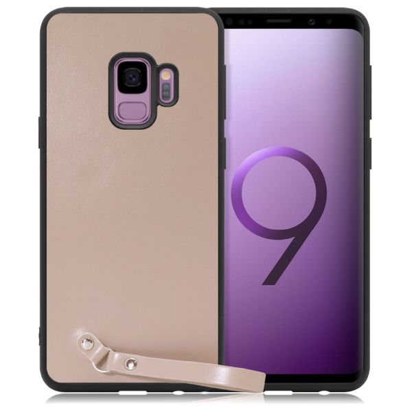 [ LOOF MACARON-SHELL ] Galaxy S9 SC-02K / SCV38 galaxys9 スマホケース 背面 ケース カバー ハードケース ストラップ付き 本革 ストラップホール [ Galaxy S9 ]
