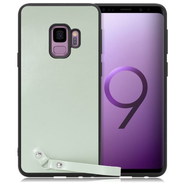 [ LOOF MACARON-SHELL ] Galaxy S9 SC-02K / SCV38 galaxys9 スマホケース 背面 ケース カバー ハードケース ストラップ付き 本革 ストラップホール [ Galaxy S9 ]