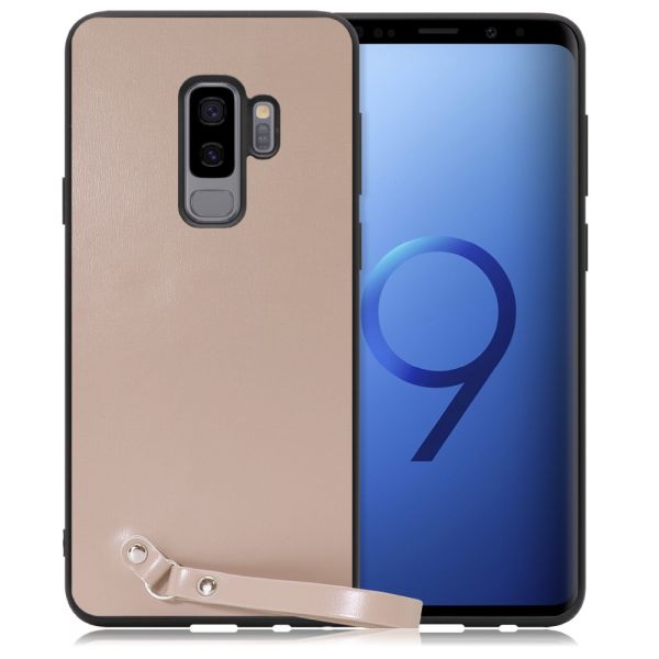 [ LOOF MACARON-SHELL ] Galaxy S9+ SC-03K / SCV39 s9plus s9 Plus スマホケース 背面 ケース カバー ハードケース ストラップ付き 本革 ストラップホール [ Galaxy S9+ ]