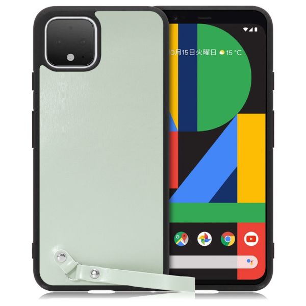 [ LOOF MACARON-SHELL ] Google Pixel 4 googlepixel pixel4xl ピクセル4 スマホケース 背面 ケース カバー ハードケース ストラップ付き 本革 ストラップホール [ Google Pixel 4 ]