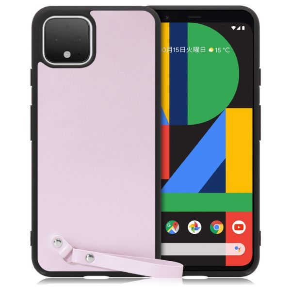 [ LOOF MACARON-SHELL ] Google Pixel 4 googlepixel pixel4xl ピクセル4 スマホケース 背面 ケース カバー ハードケース ストラップ付き 本革 ストラップホール [ Google Pixel 4 ]